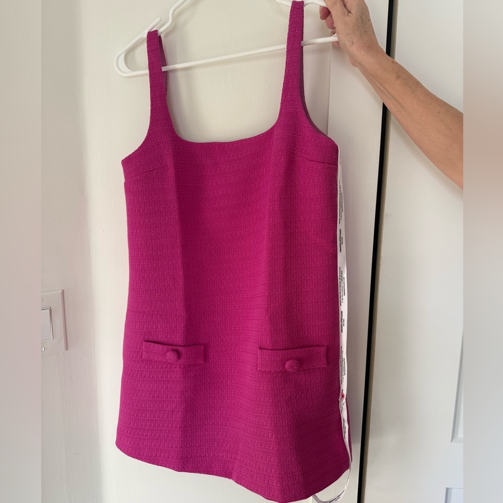 Amanda Uprichard Pink Sleeveless Knit Dress NWT